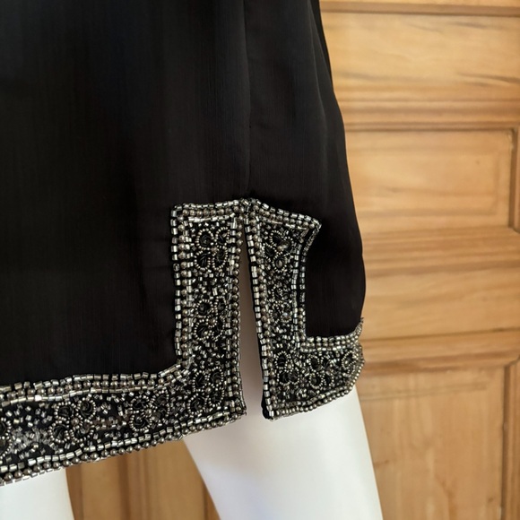 NBD GATSBY Elegant Black Beaded Sleeveless Dress - Picture 6 of 6